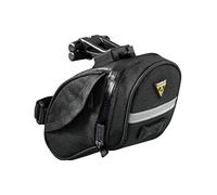 Topeak Aero Wedge DX with Fixer F25 Seat Pack - Black/Silver, Medium