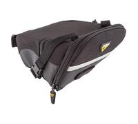 Topeak Aero Wedge Large Saddle Seatpost Bag Black Expandable Seat Pack