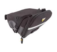 Topeak Aero Wedge Saddle Bag With Straps Large 1.97L Black / Grey