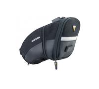 Topeak Aero Wedge with Fixer F25 Seat Pack - Black/Silver, Large