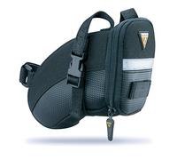 TOPEAK Aero Wedge Pack M Slim Design, Specially for Athletic Saddles, Black, 20 x 10.5 x 12 cm, 0.5 l