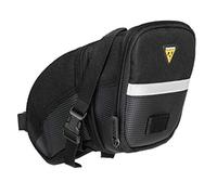Topeak Aero Wedge Pack Saddle Bag, Strap Fit, Large, Black