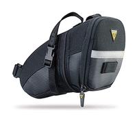Topeak Aero Wedge Pack Saddle Bag, Strap Fit, Large, Black