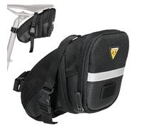 Topeak Aero Wedge Pack Saddle Bag, Strap Fit, Medium, Black