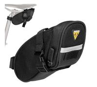 Topeak Aero Wedge Pack Saddle Bag, Strap Fit, Micro, Black,15 x 7.5 x 8 cm/0.41 Litre