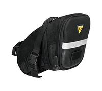 Topeak Aero Wedge Pack Strap Mount Seat Pack - Black/Silver, Large