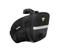 Topeak Aero Wedge with Fixer F25 Seat Pack - Black/Silver, Large
