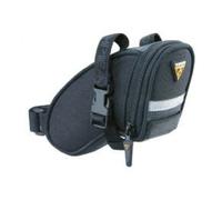 Topeak Aero Wedge Saddle Bag with Straps Small 0.66L Black / Grey
