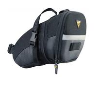 Topeak Aero Wedge Saddle Bag with Straps Medium 1.31L Black / Grey