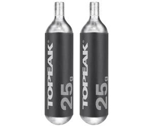 Topeak - CO2 Kartuschen mit Gewinde (2er Set) - CO2 inflator size 2 x 25 g