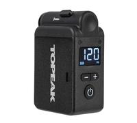 Topeak E-Booster Digital Electric Pump with Digital Gauge for Bicycle Tyres, Black