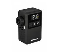 Topeak E-Booster Mini with Digital Gauge for Bicycle Tyres, Black