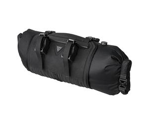 Topeak FrontLoader bikepacking Bag, 12L, Black (TBP-FL2B) | 8L Waterproof Handlebar for Bikepacking, Removable Dry, Quick-Release Mounts, Air Release Valve