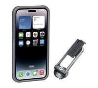 Topeak Handyhülle & Halterung RideCase, Kompatibel mit Apple iPhone 14 Pro Max, Schwarz Grau, 15800643 Black
