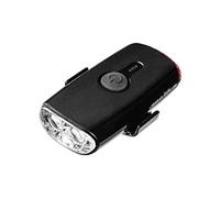 Topeak Dual Usb Helmet Front Light Silver 140 Lumens