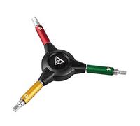 Topeak Hex Speed Wrench, 4/5/6mm, Aluminum, 13.8 x 12 x 1.7 cm, 90g, Unique, Black