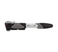 Topeak Mini Dual DXG Frame Pump Presta & Schrader Valve w/ Gauge Silver/Black