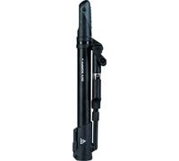 Topeak Mini Morph Bicycle Tyre Pump with Analogue Pressure Gauge, Black