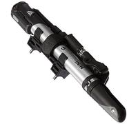 Topeak Mini Morph Pump with Gauge, Black, Silver, 26.5 x 5 x 2.8 cm / 10.4” x 2.0” x 1.1”