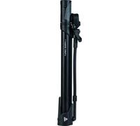 Topeak Morph Turbo Bicycle Tyre Pump with Flip Down Analogue Pressure Gauge, Bla