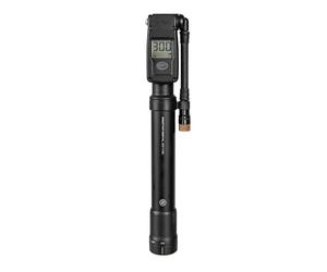 Topeak Mountain Digital Shock/Tyre Mini Pump 2 Levels 300 PSI Black | frame-mount-bike-pumps