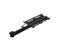 Topeak MTX BeamRack - Quick Release Aluminum Bike Rear Rack, 20 lb Capacity, Compatible with MTX TrunkBags, Includes Bicycle Safety Reflector (BeamRack II, E-Type, Medium Size Frames)