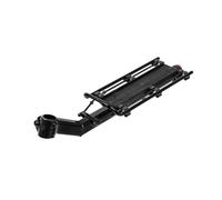 Topeak MTX BeamRack - Quick Release Aluminum Bike Rear Rack, 20 lb Capacity, Compatible with MTX TrunkBags, Includes Bicycle Safety Reflector (BeamRack II, V-Type, Large Size Frames)