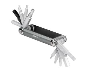 Topeak Nano 11 Multi-Tool - Compact CNC-Made Portable Tool with 11 Functions - Nano 11 (11 Functions)