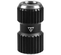 Topeak Nano Airbooster CO2 Bicycle Tyre Inflator with 16g Cartridge and Sleeve, Black/Silver