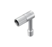 Topeak Pressure-Rite Schrader Valve Adapter, Silver