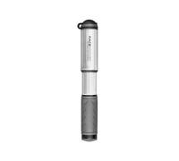 Topeak Race Rocket Cycle Hand Pump, single action design which inflates to 120psi, Silver