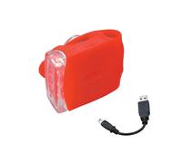 Topeak RedLite DX Red LED Rear Bike Safety Light USB Rechargeable for Seatpost