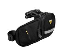 Topeak Strap Aero Wedge Pack DX Medium Bicycle Saddle Bag Black