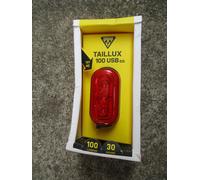 Topeak Taillux 100 Usb Rear Light Red,Black 100 Lumens