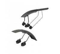 Topeak Tetrafender M1/M2 Set MTB hook and loop straps Cycle Mudguards, Compatible with 26"-29", Black