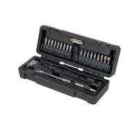 Topeak Torq Stick Pro Digital Torque Wrench Set (TT2631) - 1-20 Nm Range, Digital Display with Audible/Vibration Alerts, 22-Piece Bit Set, Ratchet Rocket HD, 8mm Open-End Wrench, Compact Carry Case