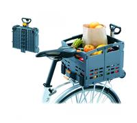 Topeak Trolley Tote MTX Rear Folding Basket + Extension Handle & Wheels - TB2008