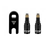 Topeak Turboflow Valve Adaptor - Black / Pair