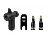 Topeak Turboflow Valve Combo With Rapidhead - Black