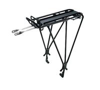 Topeak Unisex Adult Explorer Tubular Rack with Disc Mount with Spring - Black, 41 x 34 x 23.5 cm