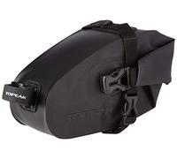 Topeak Unisex Adult Wedge Dry Bag Strap Mount Saddle Bag - Black, 23 x 13 x 11 cm/1.5 Litre