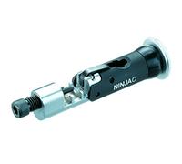 Topeak Unisex's Ninja C Hidden Bike, Black, Silver, 8.6 x 2.3 x 2.3 cm / 3.4 Tool 8.5 x 2.3 x 2.3 cm / 3.3 x 0.9†(Chain Hook)