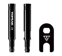 Topeak - Valve Extender 28 mm (2er Set) - Tyre & tube accessories size One Size, black