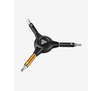 Topeak Hex Speed Wrench, 4/5/6mm, Aluminum, 13.8 x 12 x 1.7 cm, 90g, Unique, Black