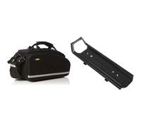 TopeakTopeak Unisex's MTX Trunk Bag EXP, Black, One Size & QuickTrack Rack, Black, One Size,TA2406Topeak