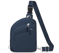 TOPEAST Anti Theft Crossbody Bag for Women Men, Small Sling Bag Crossbody Bags for Women Travel Sport Hiking Workout, Blue