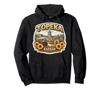 Topeka Kansas Souvenir City State Capital Trip Memorabilia Pullover Hoodie