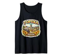 Topeka Kansas Souvenir City State Capital Trip Memorabilia Tank Top