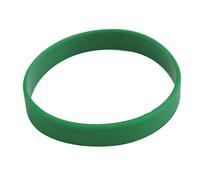Topelec Plain Blank Silicone Wristband Rubber Bracelets Dark Green