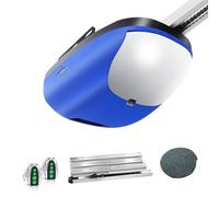 TOPENS CASAR800 Garage Door Opener | 800N Heavy Duty, Chain Drive, For Sectional Garage Doors up to 2.3m, 6m Roller Chain and 2 Remote Controls Included